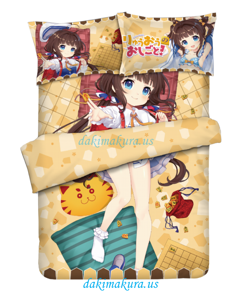 Ai Hinatsuru - Ryuuou no Oshigoto Anime 4 Pieces Bedding Sets,Bed Sheet Duvet Cover